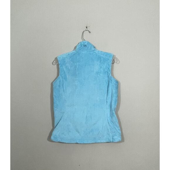 Mountain Hardwear Women's Size Small Blue Fleece Pyxis Vest Sleeveless Zip - Picture 2 of 5